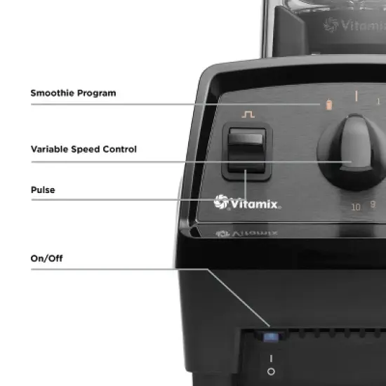 Vitamix Propel 410 10-Speed Countertop Blender Black: 1400W, 48oz Capacity, Juices & Purees, Dishwasher-Safe Parts image {3}