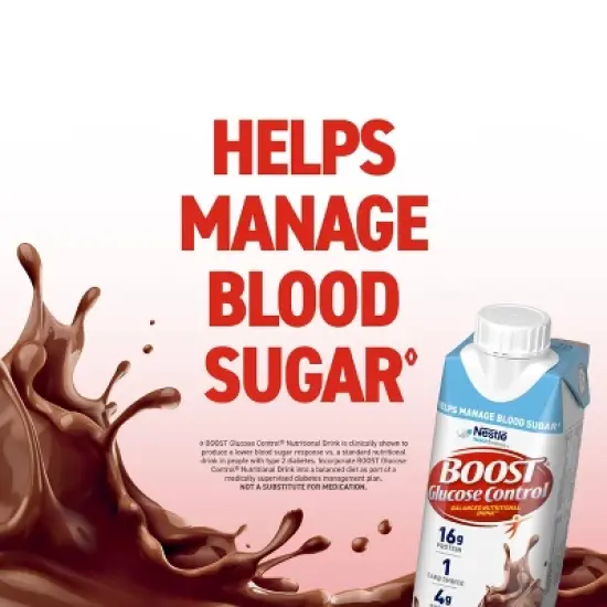 Boost Glucose Control Nutritional Shakes - Rich Chocolate - 8 fl oz/12pk image {2}