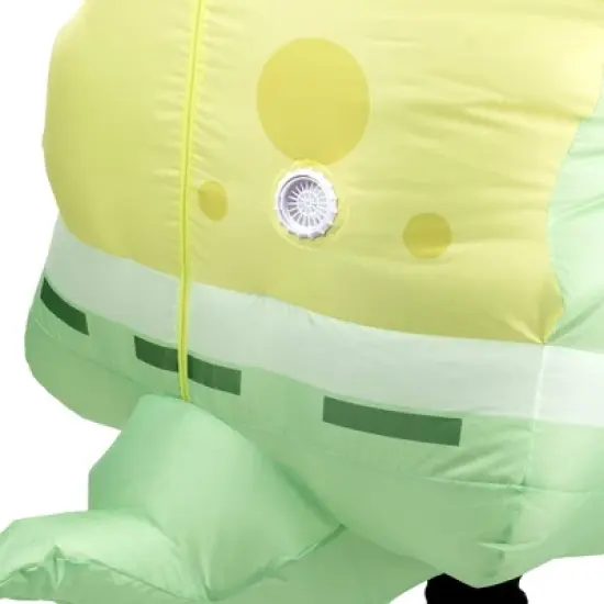 SpongeBob SquarePants Adult Halloween Costume Inflatable Suit Yellow OSFM image {2}