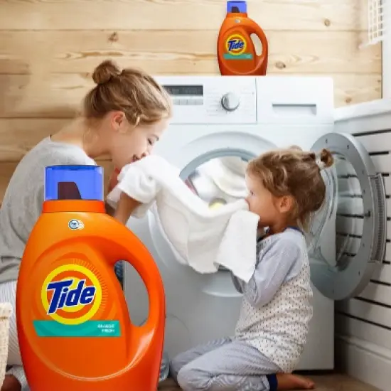 Tide Seaside Fresh HE Compatible Liquid Laundry Detergent - 92 fl oz image {5}