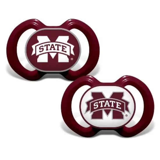 BabyFanatic Officially Licensed Pacifier 2-Pack - NCAA MS State Bulldogs image {1}