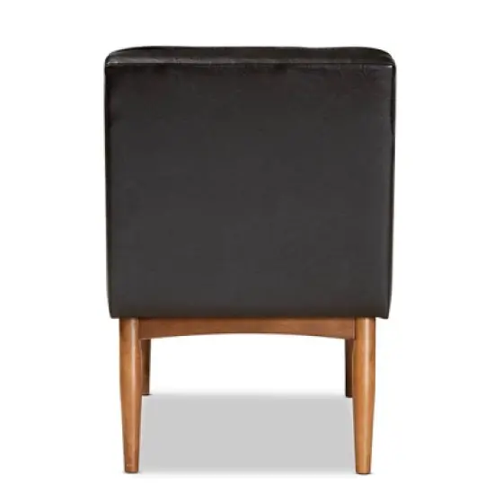 Sanford Wood Dining Chair - Baxton Studio image {3}