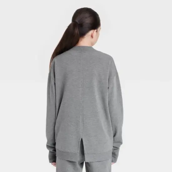 Girls' Cozy Soft Fleece Sweatshirt - All in Motion&trade; image {1}