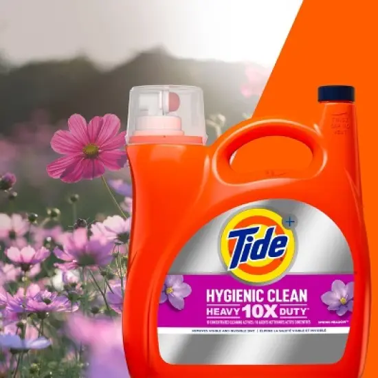 Tide Liquid Clean Laundry Detergent - Spring Meadow image {4}