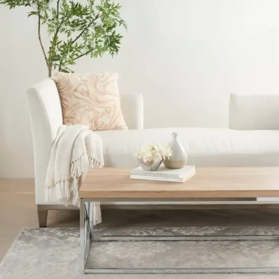 20"x20" Oversize Life Styles Marble Plush Square Throw Pillow - Mina Victory image {3}