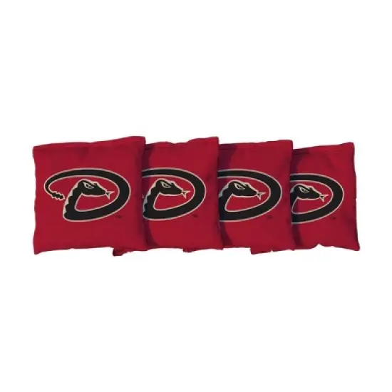 MLB Arizona Diamondbacks Corn-Filled Cornhole Bags Red - 4pk image {1}