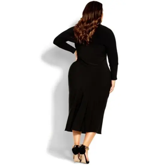 Women's Plus Size Amelia Cardigan - black | CITY CHIC image {5}