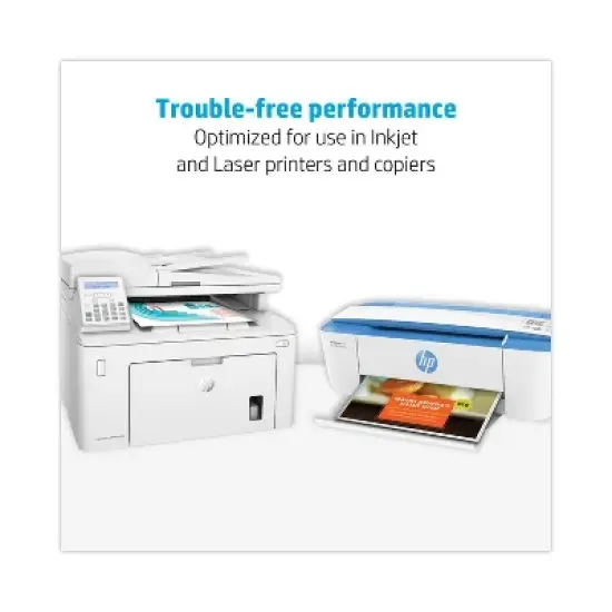 HP Inc. Multipurpose 500ct Printer Paper 8.5"x11" - White HEW112530: 20 lb, 96 Brightness image {1}