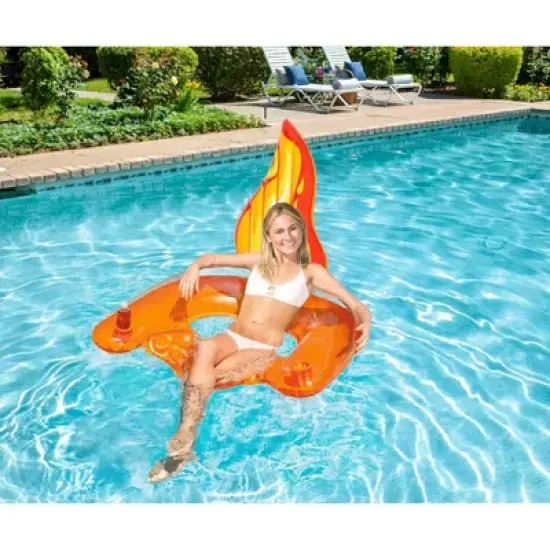 Poolmaster Swimming Pool Float Water Chair Sling - Flame image {6}
