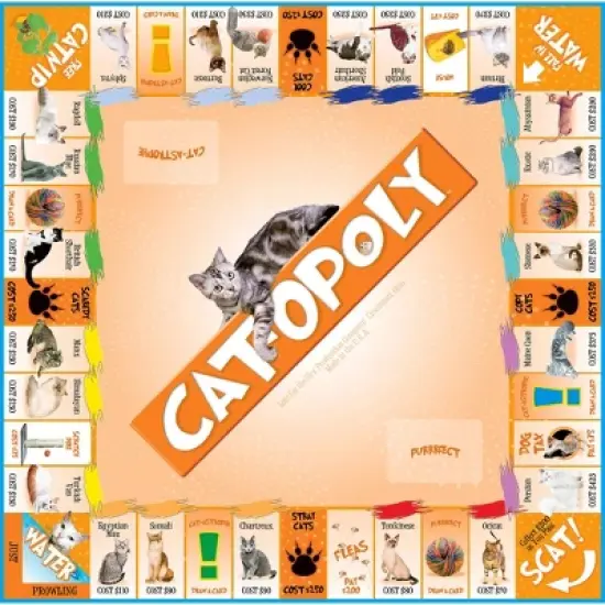 Late for the Sky: CAT-Opoly Monopoly Board Game image {2}