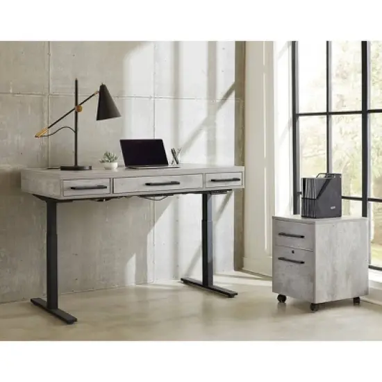Mason Modern Wood Laminate Office Electronic Sit/Stand Desk - Martin Furniture image {8}