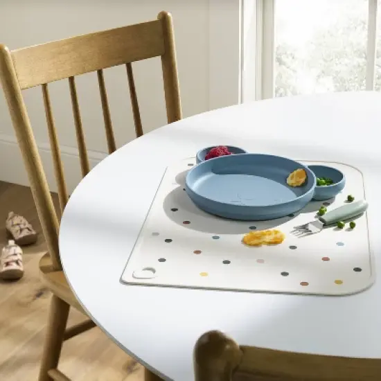 Silicone Dining Plate - Blue Bear - Cloud Island&trade; image {1}