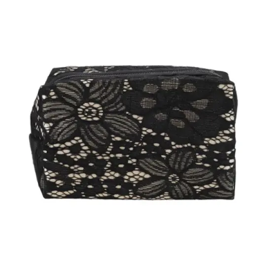 Unique Bargains Lightweight Lace Makeup Bag 1 Pc image {3}