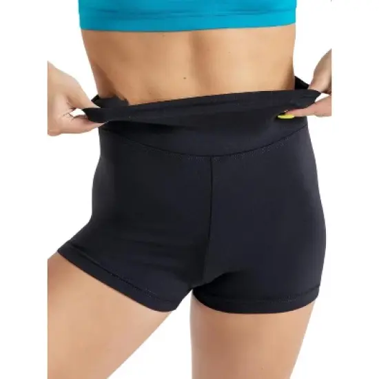 Capezio Women's Team Basics High Waisted Shorts image {3}