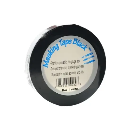 Pro Tapes Black Masking Tape, 60 Yd. Rolls image {2}