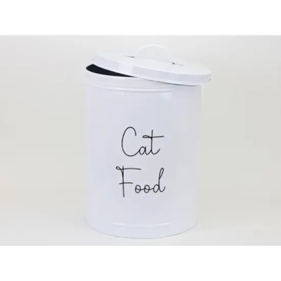 Midlee Metal Cat Food Storage Container image {3}