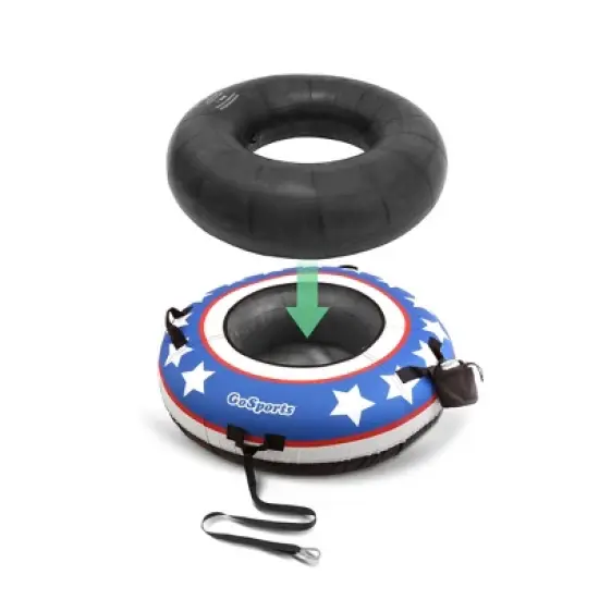 GoSports 44 Inch Heavy-Duty River Tube with Premium Canvas Cover image {3}