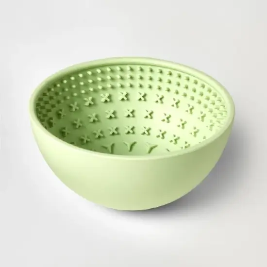 Lick Mat Slow Feed Soother Wobble Dog Bowl - 4 Cups - Green - Boots & Barkley&trade; image {3}