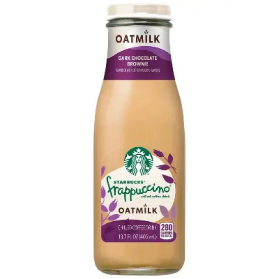 Starbucks Frappuccino Oatmilk Dark Chocolate Brownie Coffee Drink - 13.7 fl oz Bottle image {3}
