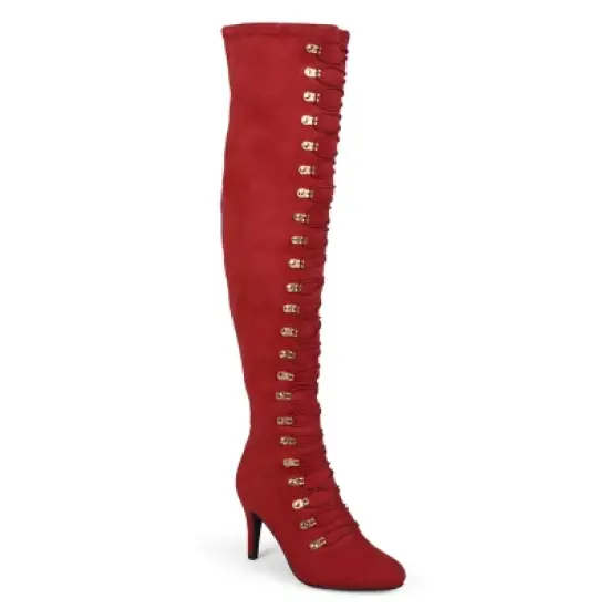 Journee Collection Womens Trill Round Toe Over The Knee Boots image {11}