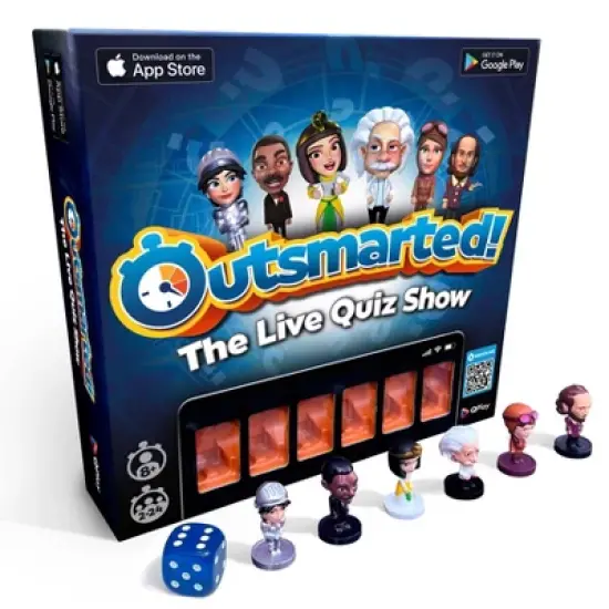 Outsmarted! The Live Quiz Show Game: Qplay Educational Memory Skills Board Game for 2+ Players image {5}