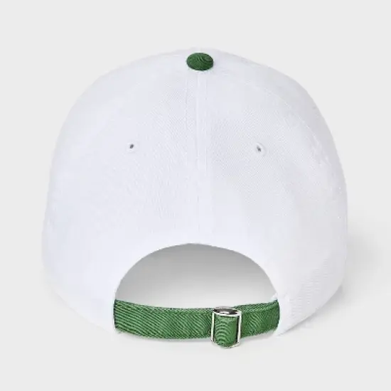 Peanuts Snoopy Pickelball Baseball Hat - White/Green image {2}