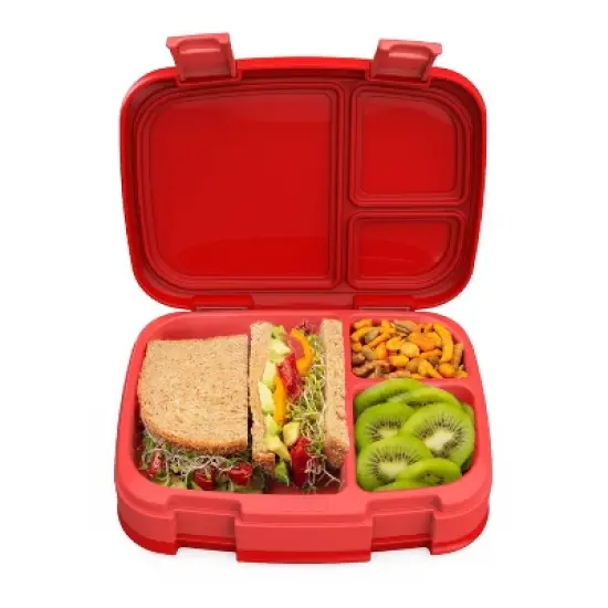 Bentgo Fresh Leakproof Versatile 4 Compartment Bento-Style Lunch Box with Removable Divider image {12}
