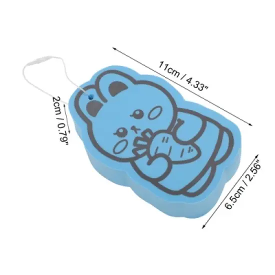 Unique Bargains Rabbit Pattern Bath Sponge 1 Pc image {3}