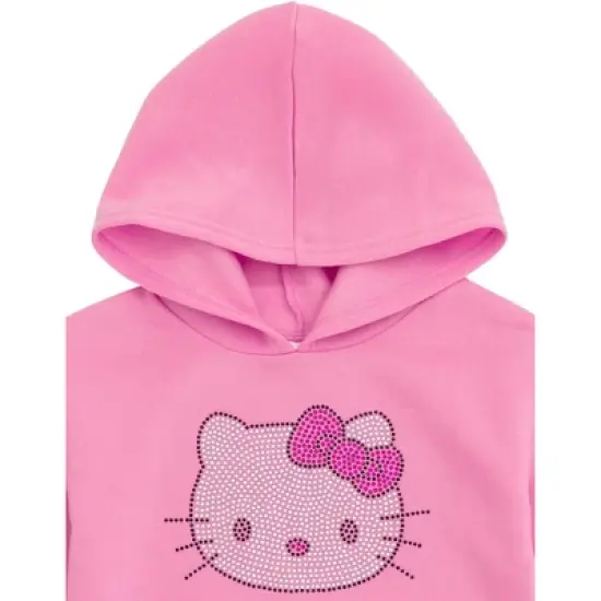 Hello Kitty Girls Fleece Pullover Hoodie Toddler to Big Kid image {1}