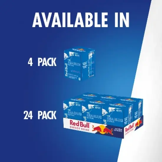 Red Bull Sea Blue Edition Energy Drink - 8.4 fl oz Can image {7}