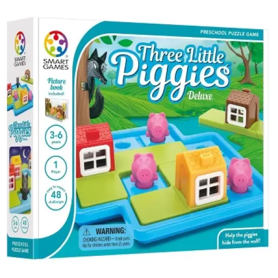 SmartGames Three Little Piggies Deluxe Preschool Game image {3}