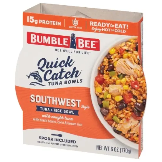 Bumble Bee Quick Catch Southwest Rice Tuna Bowl - 6oz image {3}