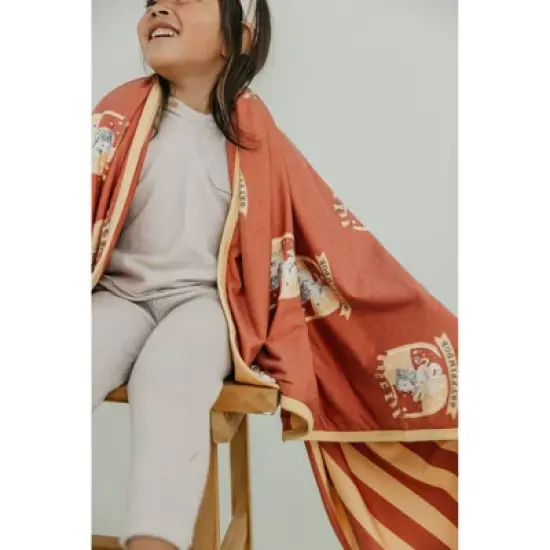 Copper Pearl 3-Layer Baby Quilt - Gryffindor image {5}