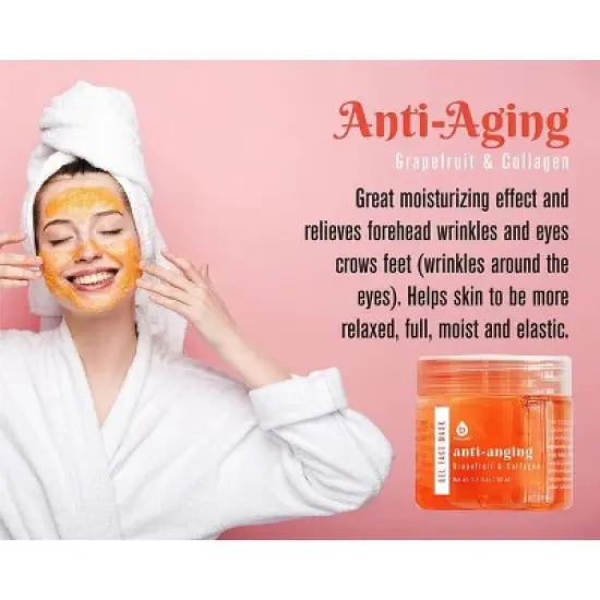 Pursonic 3 Pack Facial Therapy Gel Face Mask With Mask Applicator. image {1}