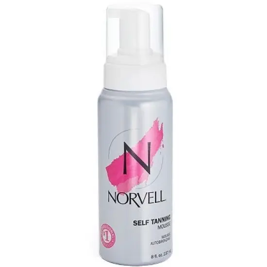 Norvell Self Tanning Mousse (8 oz) Warm Brown Undertones for a Natural Tan image {1}