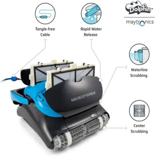 Nautilus CC Supreme Robotic Pool Vacuum Cleaner image {4}