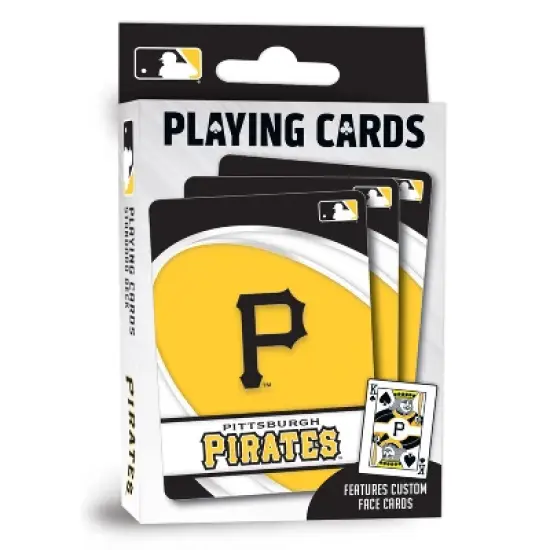 MasterPieces Officially Licensed MLB Pittsburgh Pirates Playing Cards - 54 Card Deck for Adults image {1}