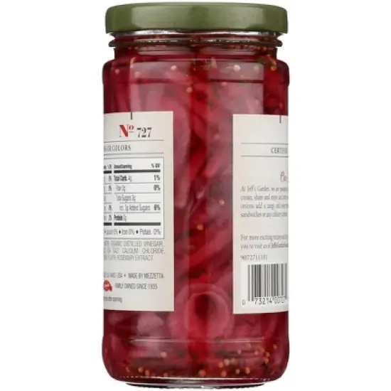 Jeff's Garden Pickled Red Onions - Case of 6/12 oz image {2}