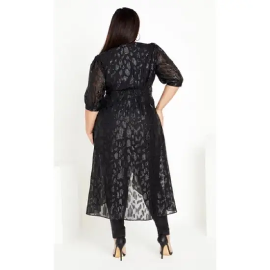 Women's Plus Size Untamed Jacket - black | CITY CHIC image {1}