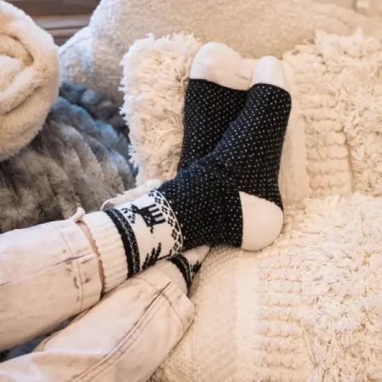 MUK LUKS Women's 2 Pack Wool Socks image {2}