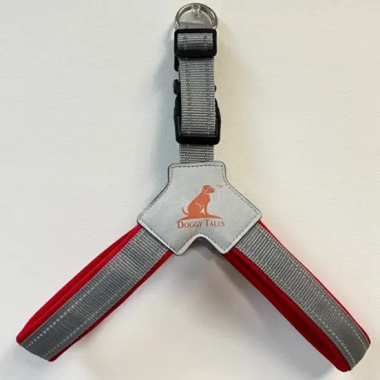 Doggy Tales Step In V Harness Red image {4}