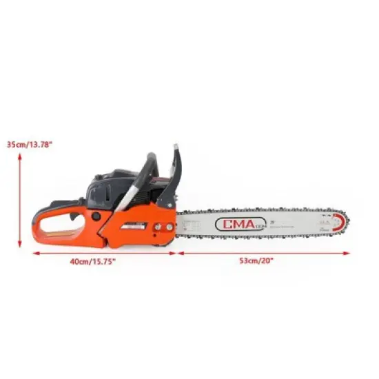 Topteng 68CC Chainsaw Gas 20"/22"/24" for Trees, Wood Cutting 2-Cycle image {6}