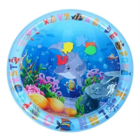 Swtroom Tummy Time Water Mat for Baby Inflatable Activity Center image {5}