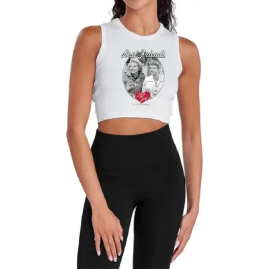 Women's Lucy Best Friends Sleeveless Crop Top Tank image {5}