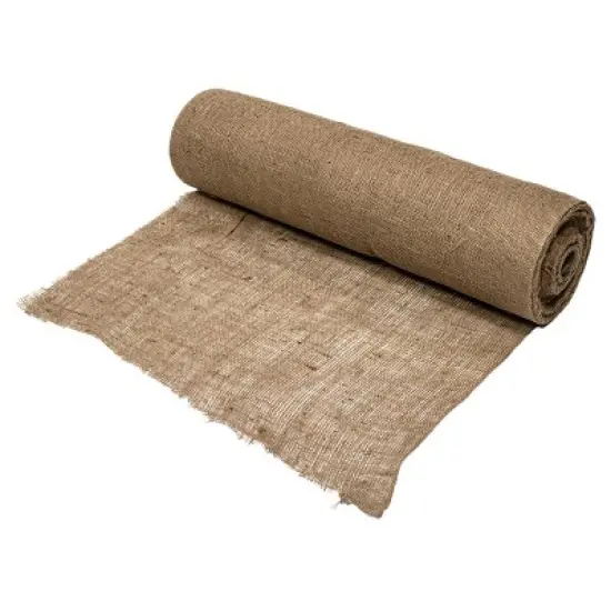 DeWitt 4 x 250 Foot 5.5 Ounce Natural Gardening Landscape Burlap Fabric Roll image {1}