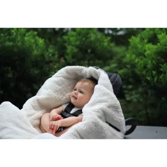 7AM Enfant Nido Cloud Blanket Wrap - Heather Gray - Small image {6}