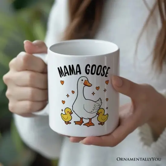 Mama Goose Mug, Mother Gift (Non-Custom Only)| OrnamentallyYou image {2}