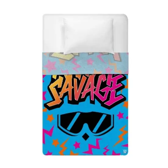 Sleep Squad WWE Randy Savage 60 x 80 Raschel Plush Throw image {2}