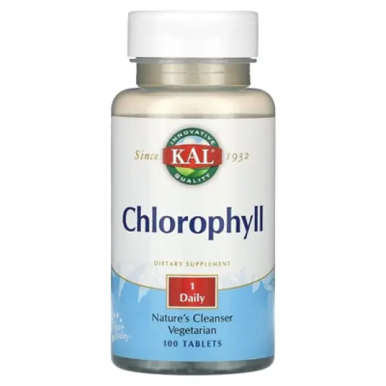 KAL Chlorophyll, 20 mg , 100 Tablets image {4}