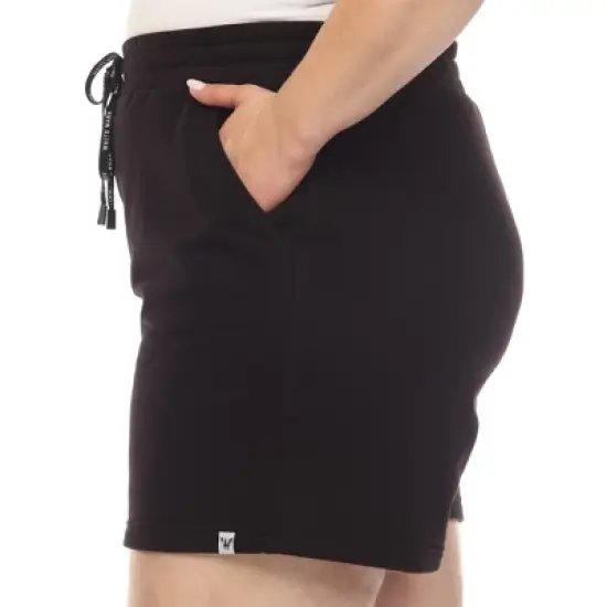 Plus Size Super Soft Drawstring Waistband Sweat Short image {3}